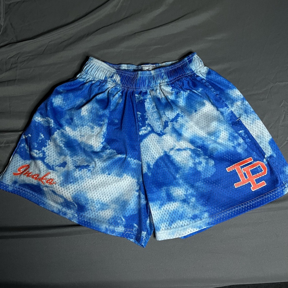 Inaka Power Blue Tie-Dye Shorts
